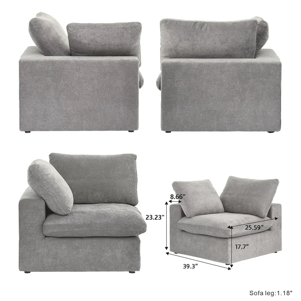 8 Piece Cloud Sectional