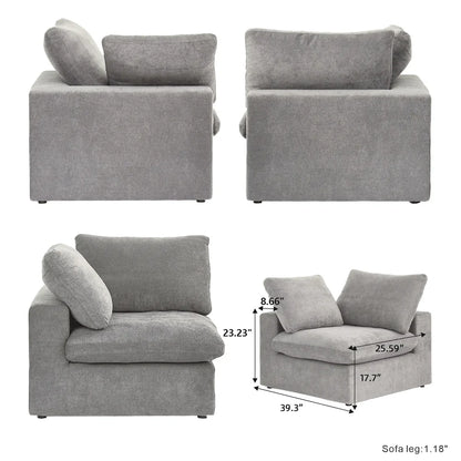 8 Piece Cloud Sectional