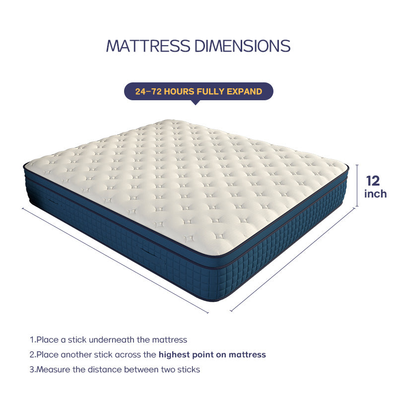 King Mattress 12" Hybrid