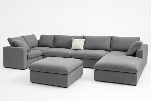 Cloud Sofa - Modular Sectional - Storm Grey