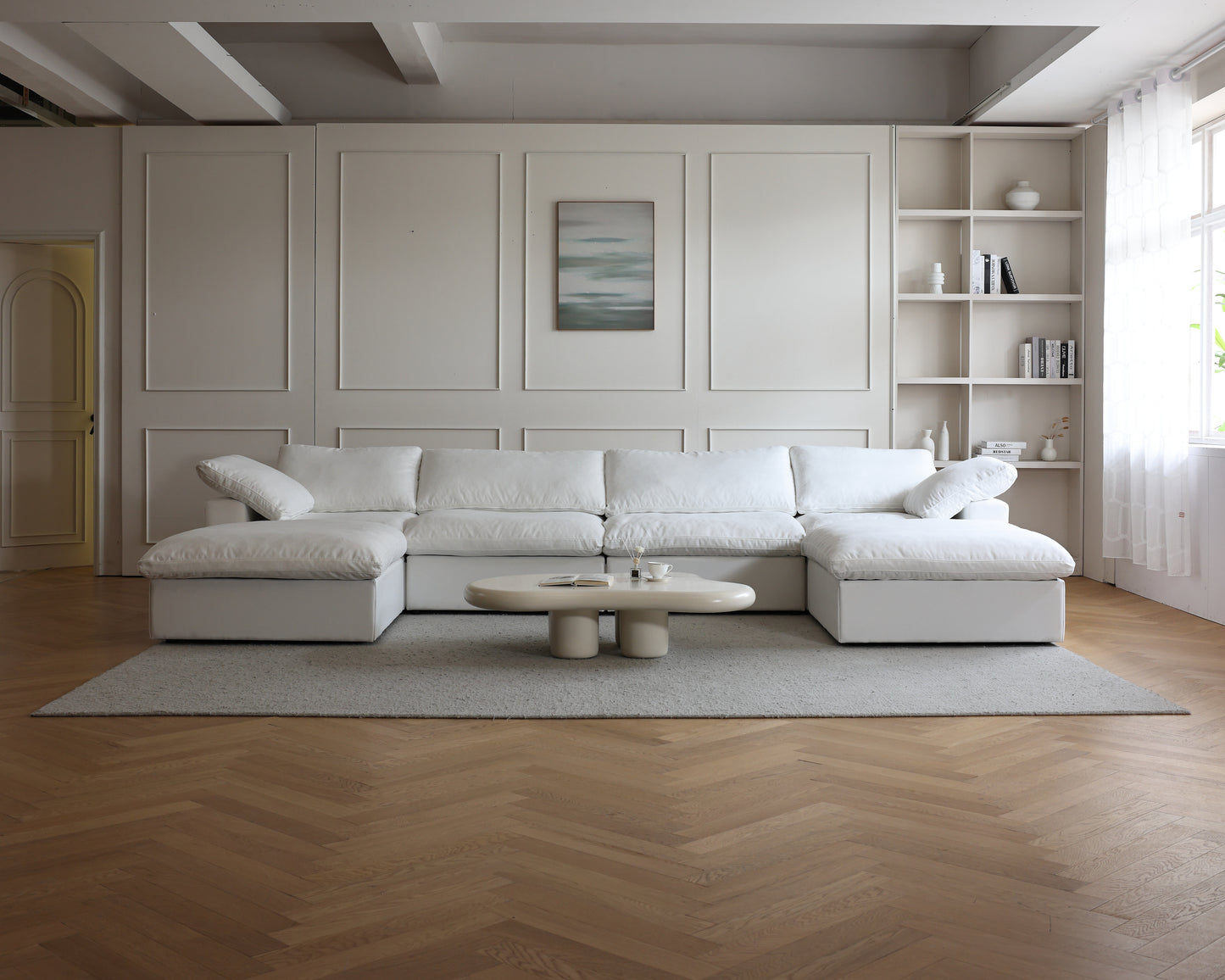 U-Shape Cloud Sofa - 6 Piece Sectional