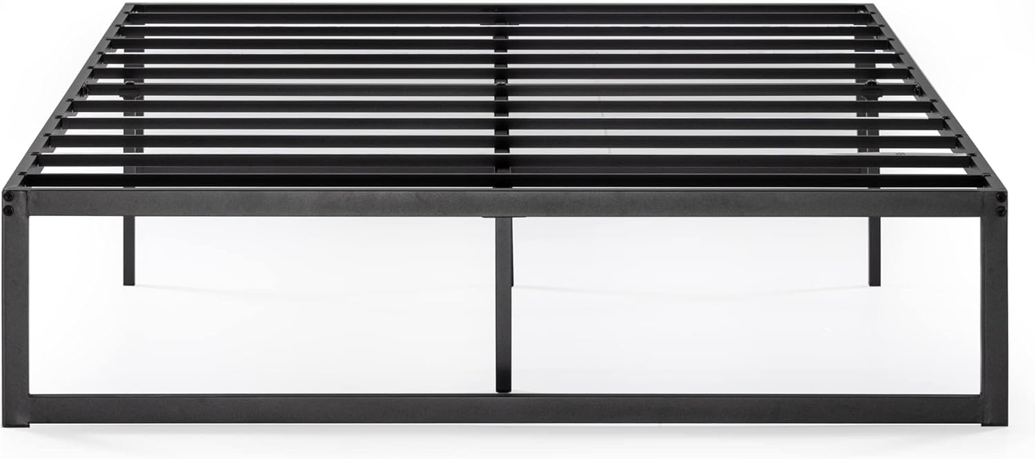 ZINUS Abel Metal Platform Bed Frame, Mattress Foundation with Steel Slat Support, No Box Spring Needed, Easy Assembly, King