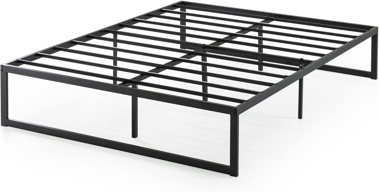 ZINUS Abel Metal Platform Bed Frame, Mattress Foundation with Steel Slat Support, No Box Spring Needed, Easy Assembly, King
