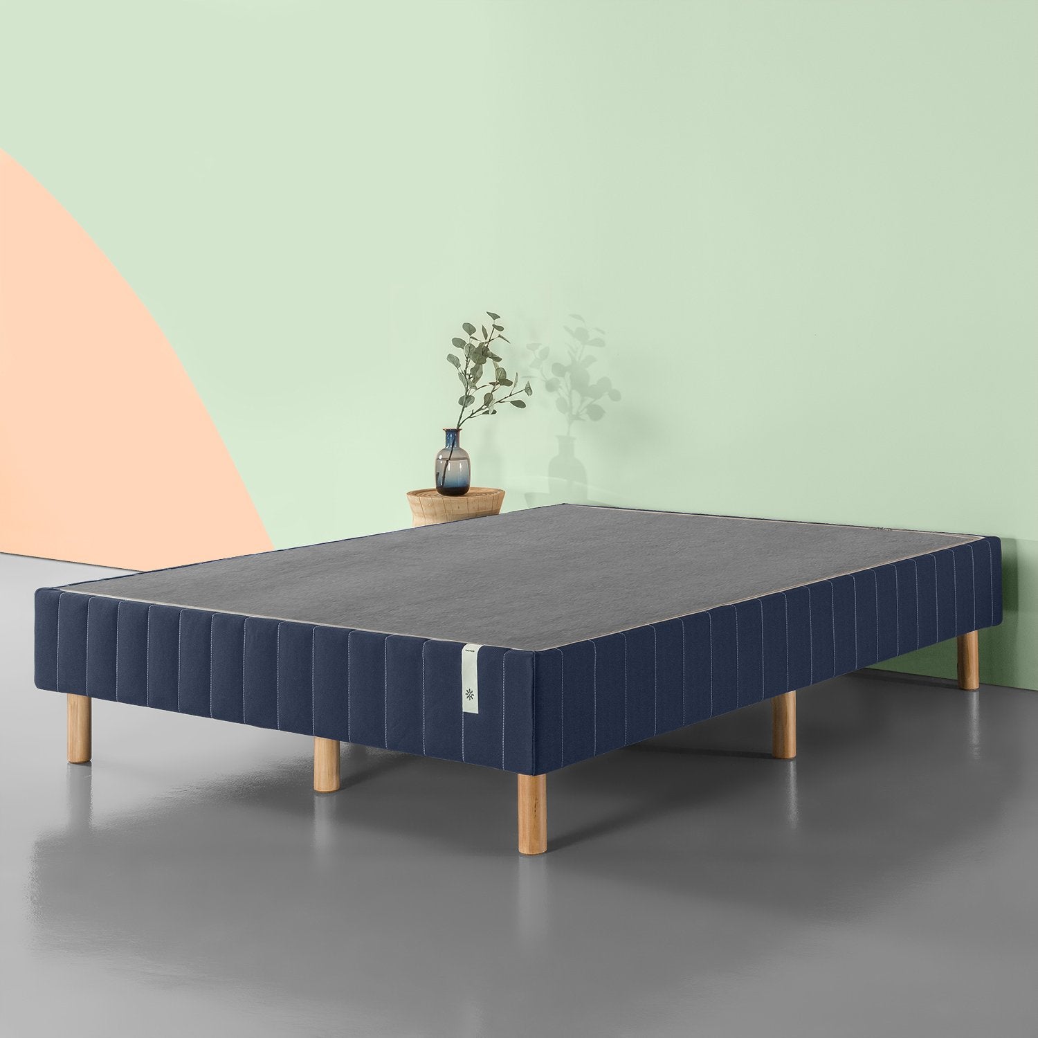 ZINUS GOOD DESIGN Award Winner Justina Metal Mattress Foundation, 16 Inch Platform Bed, No Box Spring Needed, Grey,King