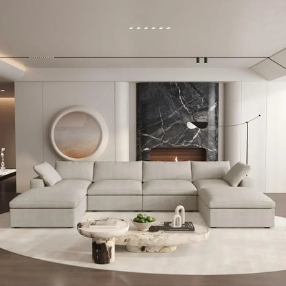 U-Shape Cloud Sofa - 6 Piece Sectional