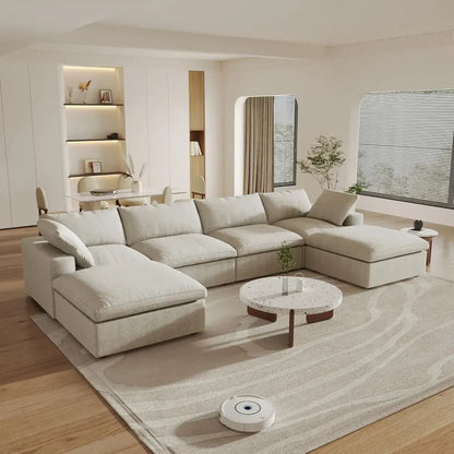 U-Shape Cloud Sofa - 6 Piece Sectional