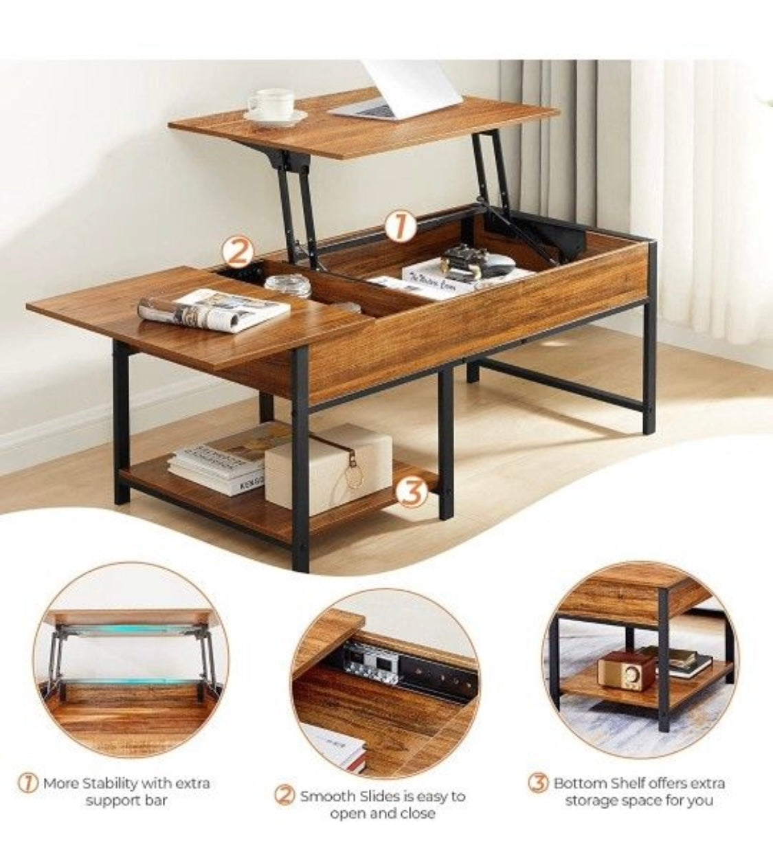 Lift Top Coffee Table