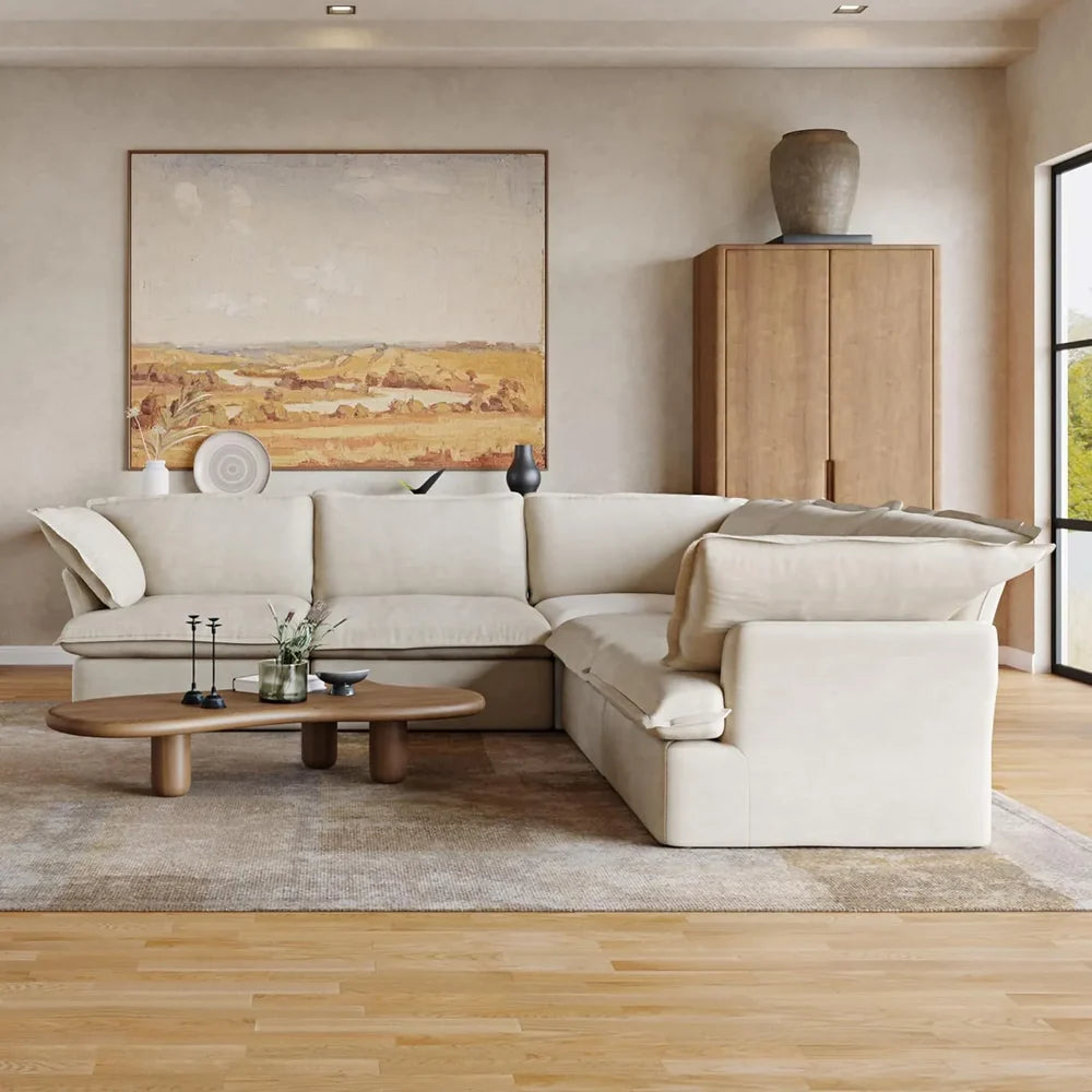 L-Shape 5 Piece Modular Sectional