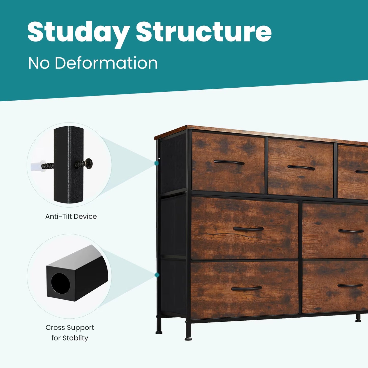 7 Drawer Dresser