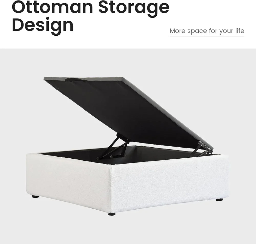 163" L Shape 5 Piece Sectional